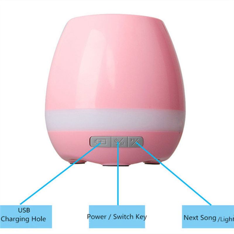 Honana Fgp1 Usb Bluetooth Hudební Květináč Elektrostatická Indukční Noční Světlo