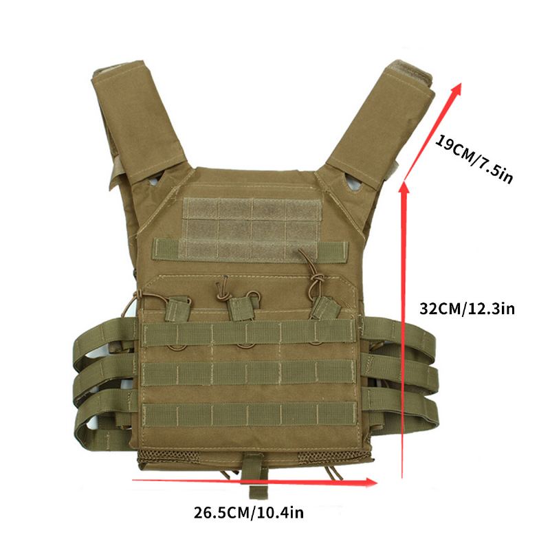 Lehká Vesta Molle Tactical Armor Plate Carrier Jpc S Kapsami Na Zásobníky