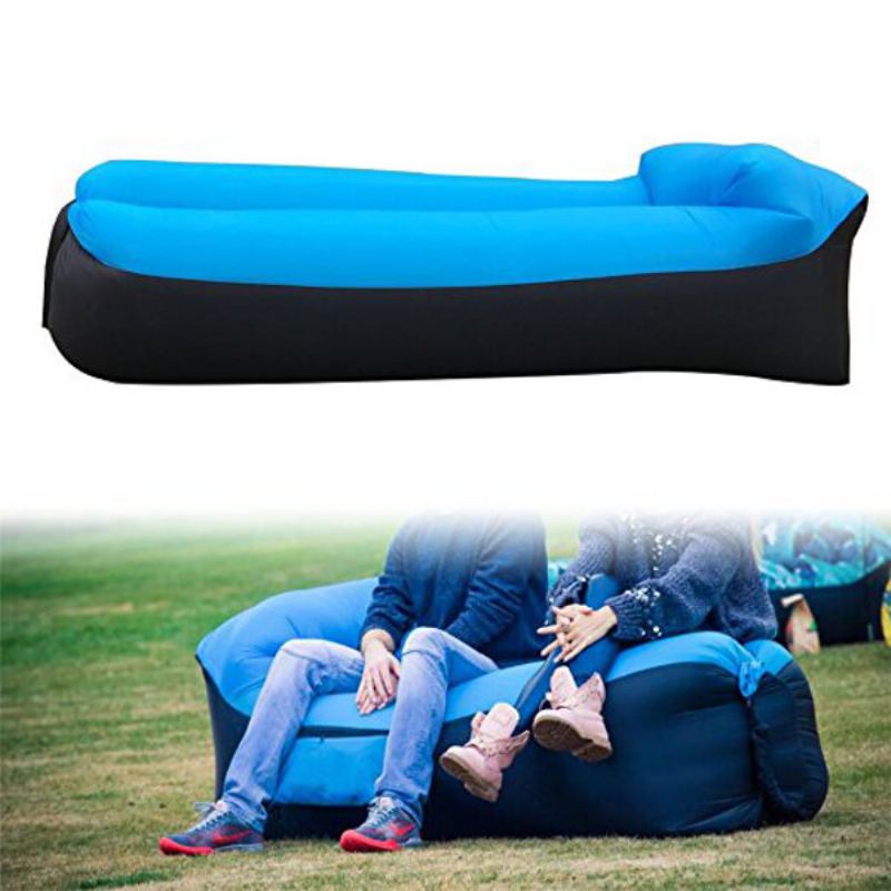 Upgradovaná Verze Outdoor Travel Lazy Sofa Nafukovací Gauč Fast Air Houpací Síť