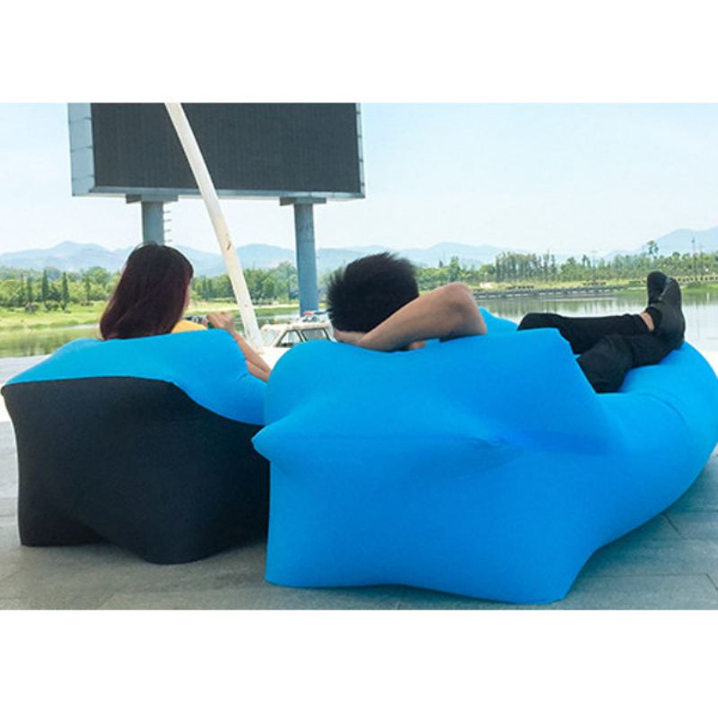 Upgradovaná Verze Outdoor Travel Lazy Sofa Nafukovací Gauč Fast Air Houpací Síť