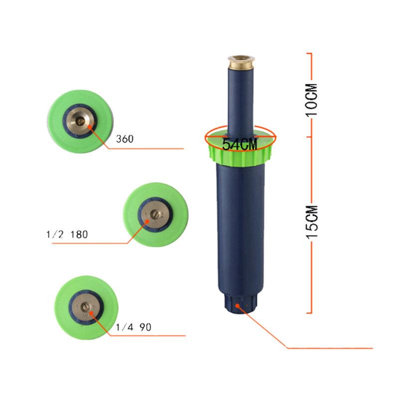 Zahradní Zavlažovač Automaticky Zasouvací Zavlažovací Nástroj Nastavitelná Tryska
