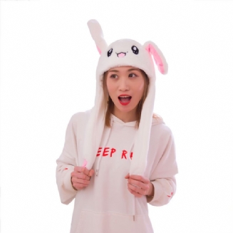 Králičí Čepice Ušní Pohyblivá Skákací Funny Bunny Plyšová Cosplay Vánoční Večírek