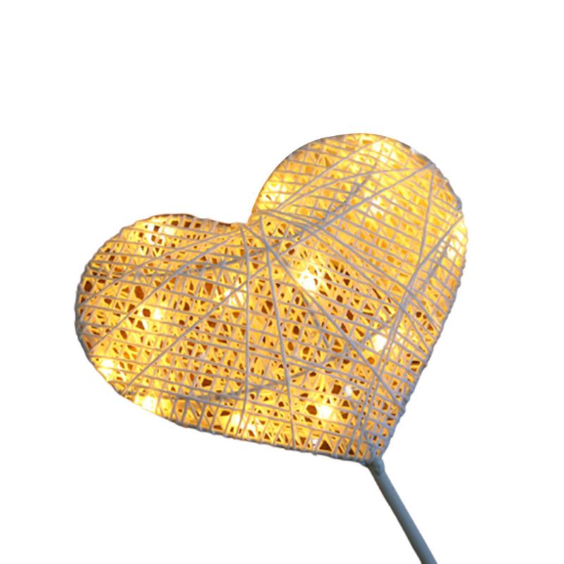 Noční Lampa Led Star Heart Dekorativní Pokojová Stolní Modelovací Vánoční Teplá Bílá