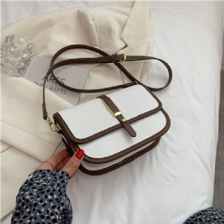 2023 Colorful Bag Korejská Móda Small Square Bag Pu Simple Trend Dámská Kabelka Přes Rameno