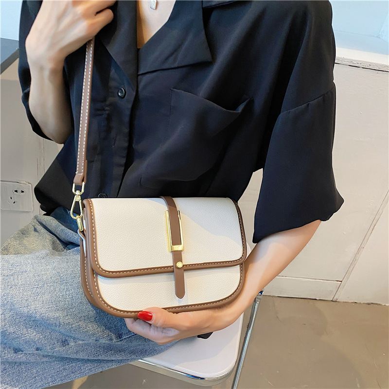 2023 Colorful Bag Korejská Móda Small Square Bag Pu Simple Trend Dámská Kabelka Přes Rameno