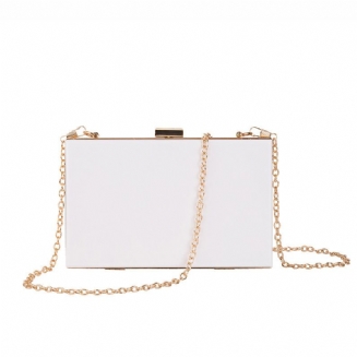 2023 Dámská Akrylová Krabička Transparent Messenger Mini Banquet Clutch Večerní Taška