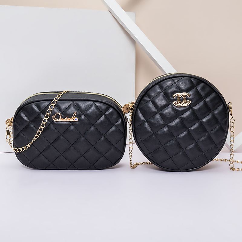 2023 New Fashion Rhombus Chain Round Bag Taška Přes Rameno Dámská Mini Mobilní Telefon Messenger Malá Čtvercová