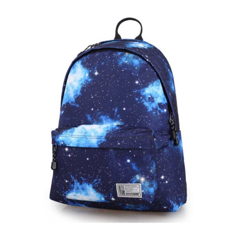 Batoh Starry Sky S Vynikajícím Zipem Sbs Módní Na Notebook Pro Cestování Venku Za Nákupy