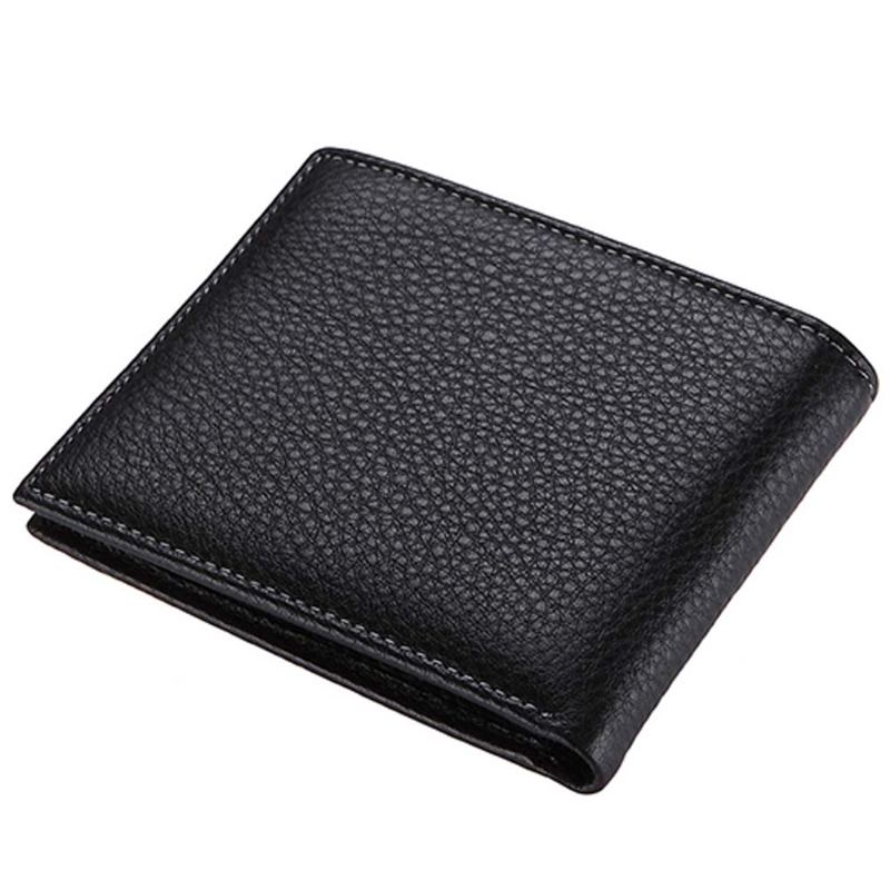 Bifold Side Flip Wallet Prvotřídní Business Pánská Peněženka Multifunkční Kabelka Extra Kapacitní Cestovní