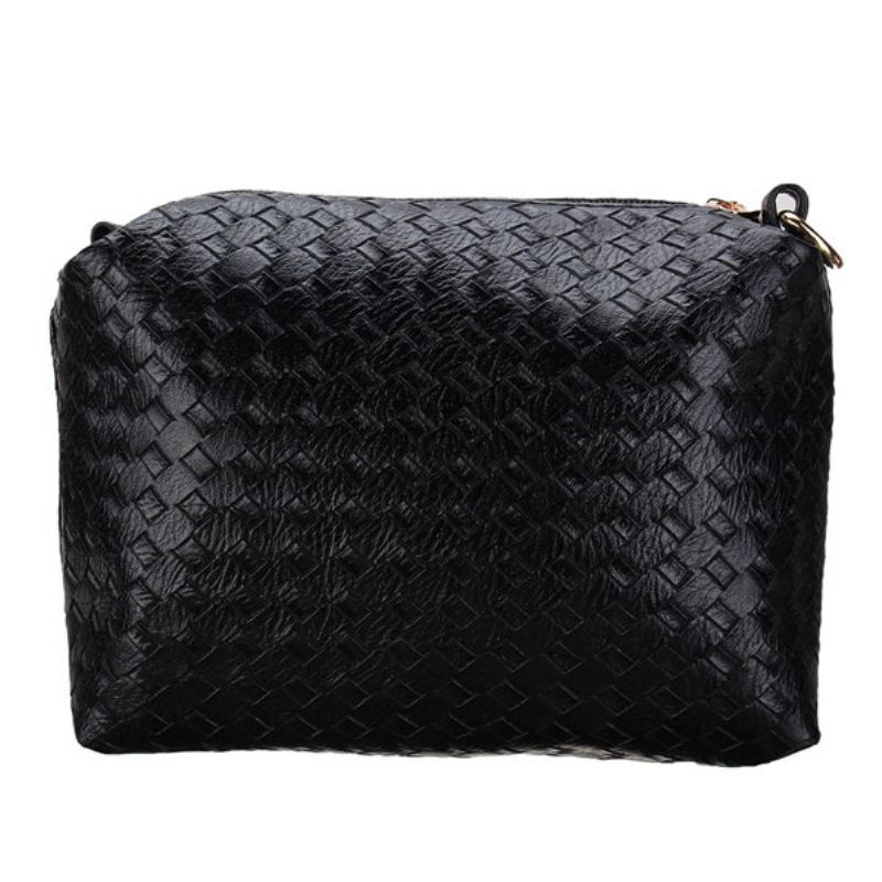 Dámská 3 Ks Vintage Pu Kožená Taška Přes Rameno Kabelka Clutch Bag