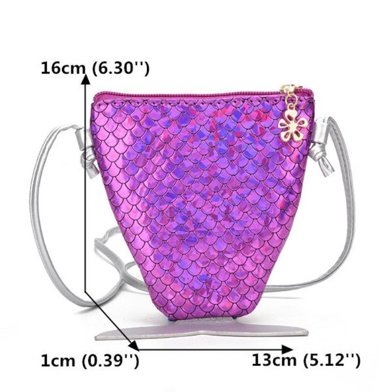 Dámská Crossbody Kabelka S Flitry Mermaid Laser