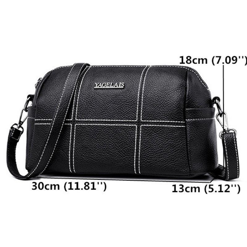 Dámská Crossbody Kabelka S Pevným Prošíváním Mumiová Taška Přes Rameno Z Umělé Kůže