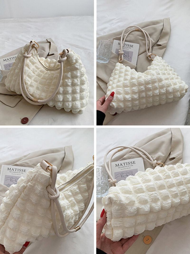 Dámská Dacron Casual Cloud Tvar Argyle Velkokapacitní Crossbody Taška Přes Rameno