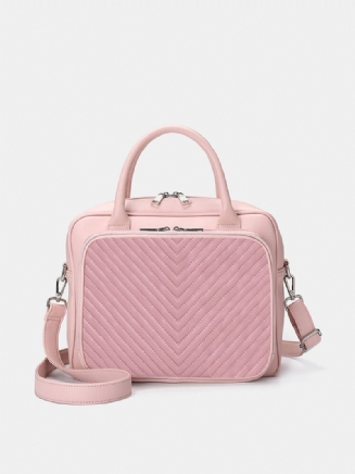 Dámská Designová Pruhovaná Cestovní Taška Na Notebook Crossbody Kabelka