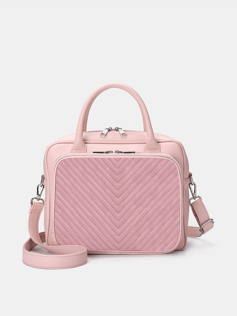 Dámská Designová Pruhovaná Cestovní Taška Na Notebook Crossbody Kabelka