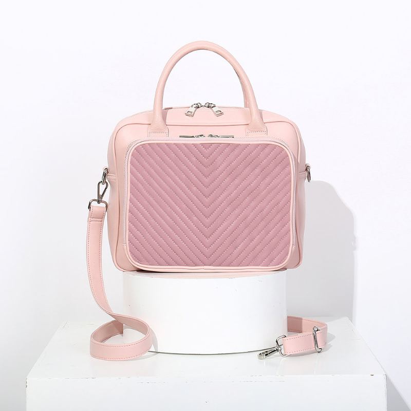 Dámská Designová Pruhovaná Cestovní Taška Na Notebook Crossbody Kabelka