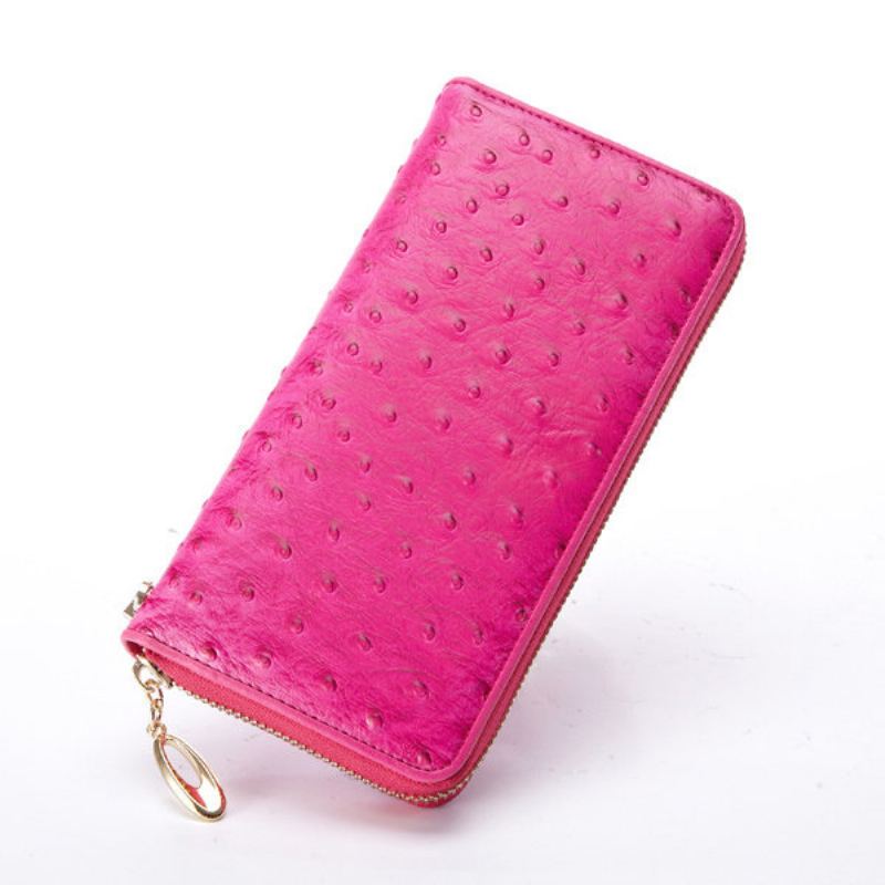 Dámská Elegantní Peněženka Z Pravé Kůže Clutches Bag Wristlet Wallet