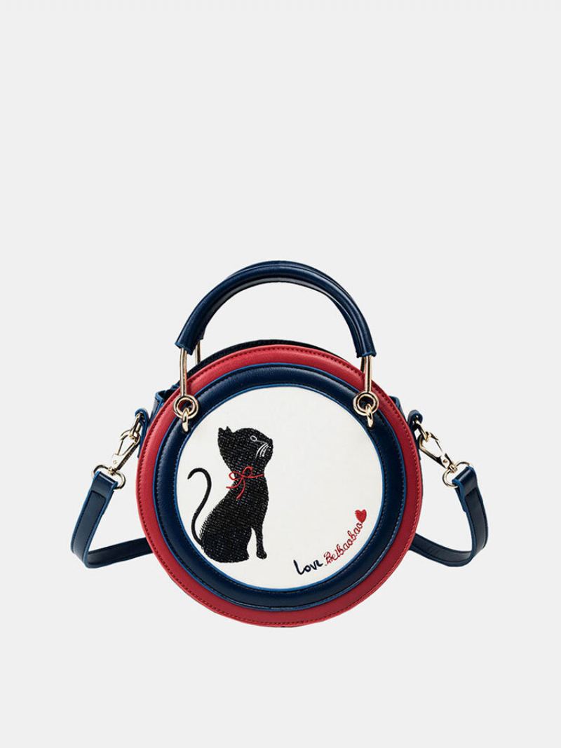 Dámská Kabelka Cat Se Vzorem Crossbody