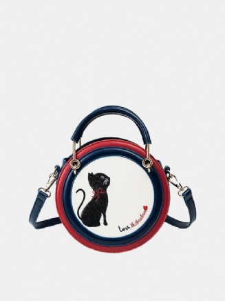 Dámská Kabelka Cat Se Vzorem Crossbody