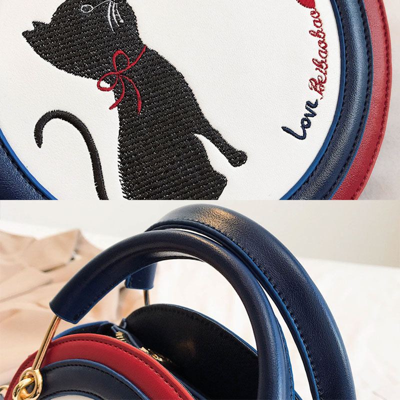 Dámská Kabelka Cat Se Vzorem Crossbody