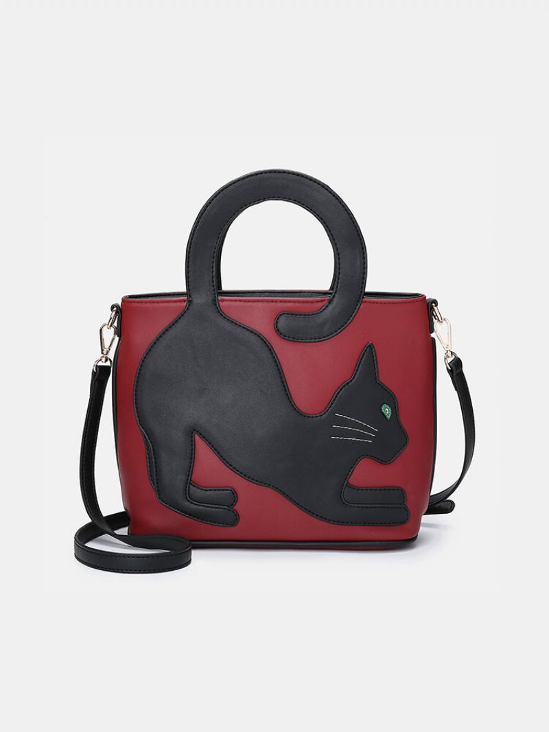 Dámská Kabelka Cat Se Vzorem Crossbody