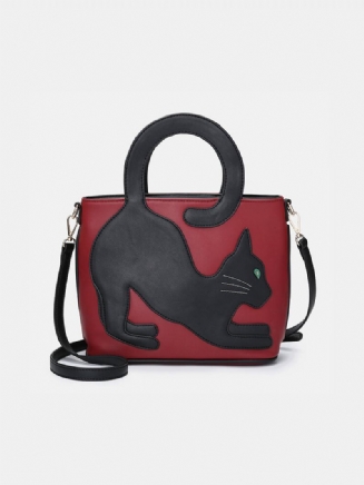 Dámská Kabelka Cat Se Vzorem Crossbody