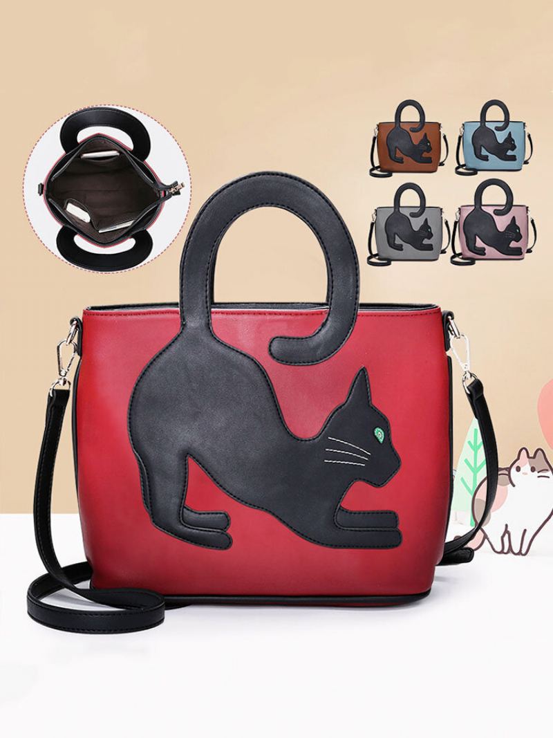 Dámská Kabelka Cat Se Vzorem Crossbody