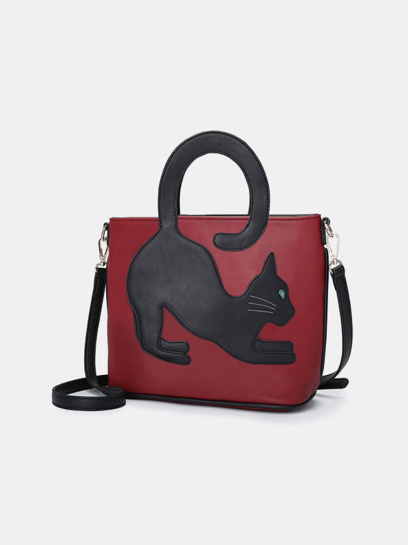 Dámská Kabelka Cat Se Vzorem Crossbody