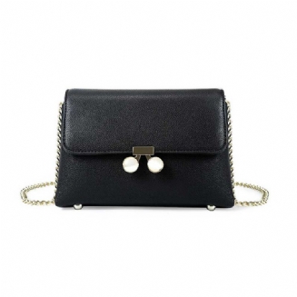 Dámská Kabelka Chain Bag Módní Pu Kožené Kabelky Přes Rameno Clutch