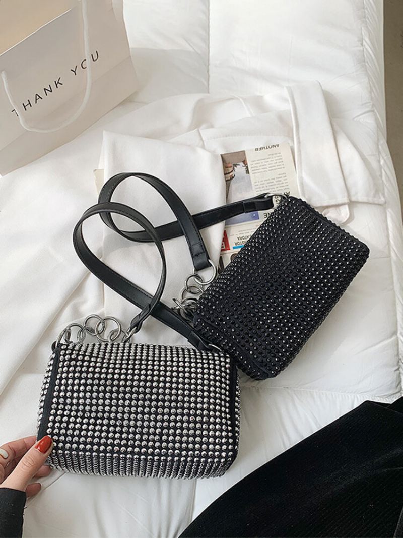 Dámská Kabelka Crossbody Na Jedno Rameno S Diamantovou Drahokamu