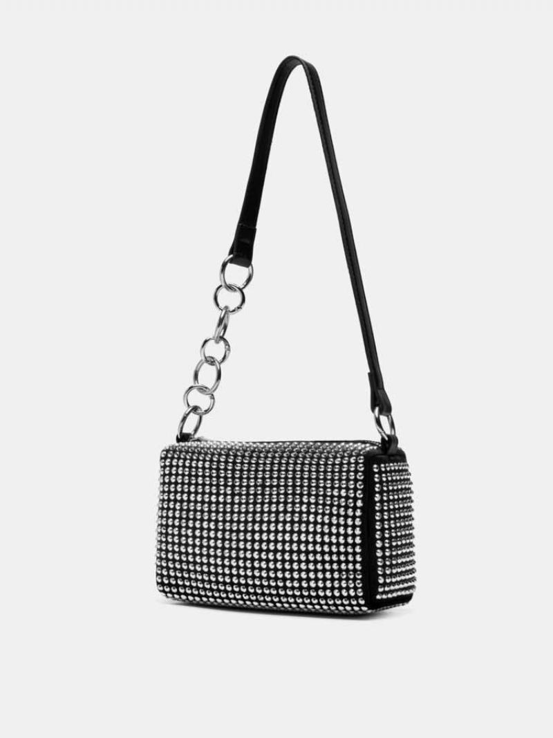 Dámská Kabelka Crossbody Na Jedno Rameno S Diamantovou Drahokamu