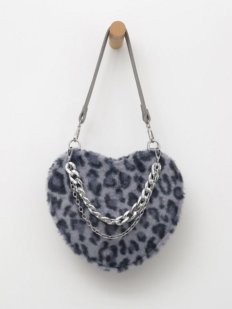 Dámská Kabelka Dacron Casual Leopard Chain Crossbody Bag