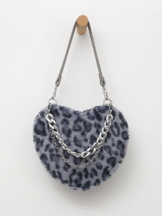 Dámská Kabelka Dacron Casual Leopard Chain Crossbody Bag