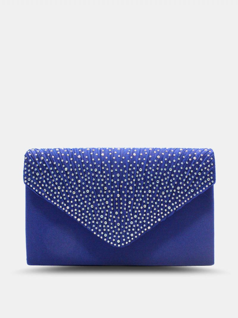 Dámská Kabelka Joseko Se Saténovou Klapkou Hot Diamond Evening Bag Elegantní Přes Rameno Clutch Chain