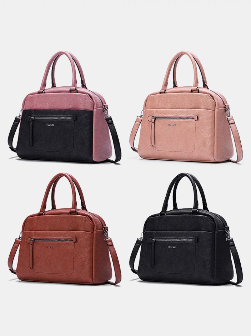 Dámská Kabelka Joseko Z Umělé Kůže Casual Simple Multilayer Zip Crossbody