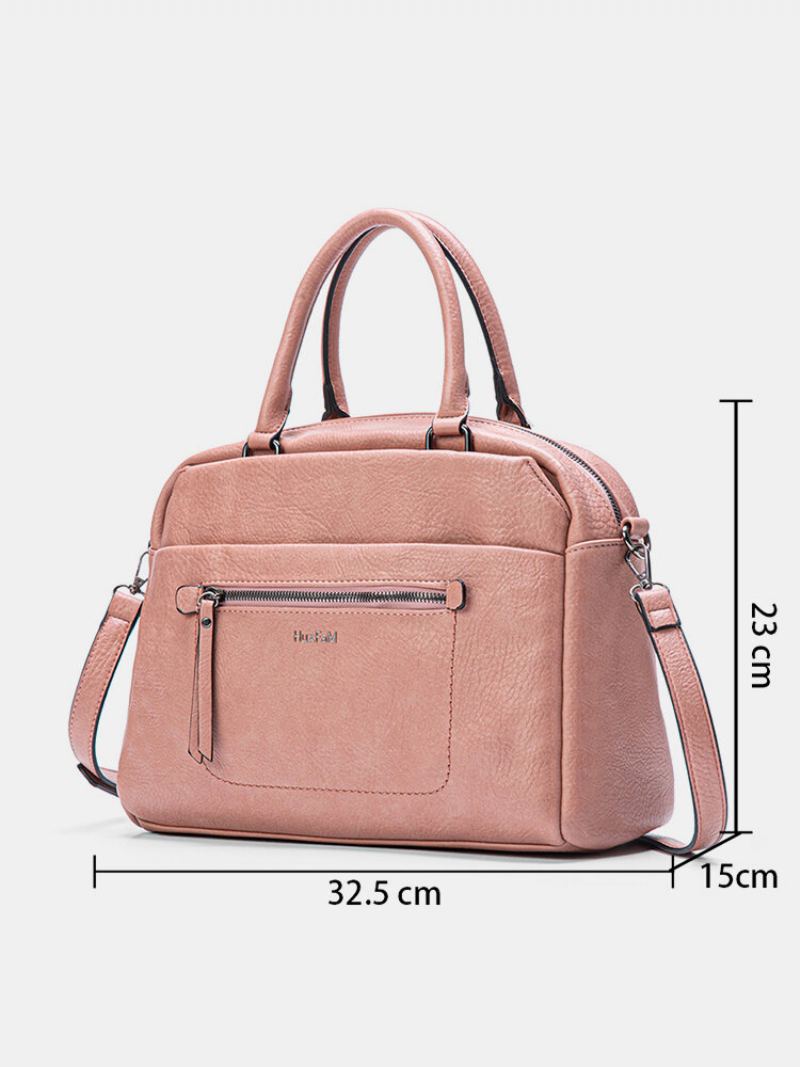 Dámská Kabelka Joseko Z Umělé Kůže Casual Simple Multilayer Zip Crossbody