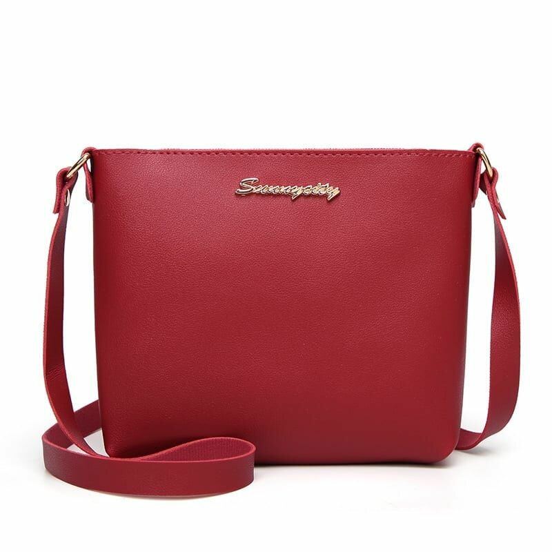 Dámská Kabelka Přes Rameno Vintage Pu Leather Crossbody