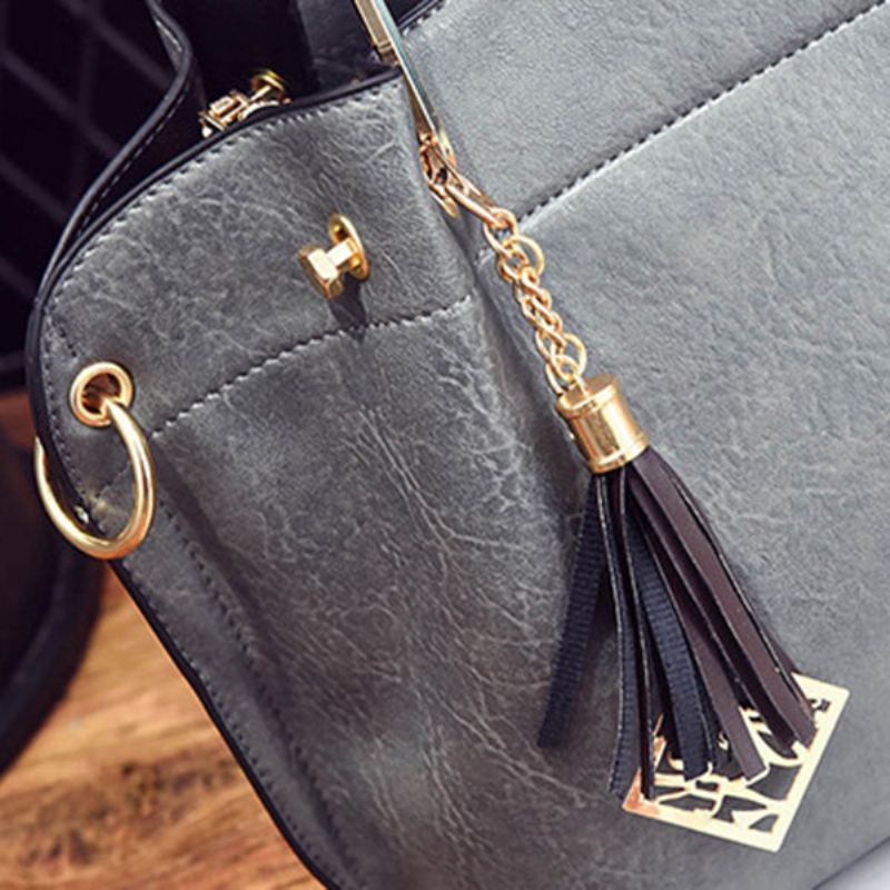 Dámská Kabelka Z Pu Kůže Vintage Crossbody