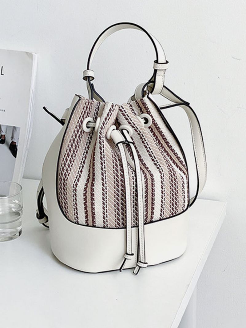 Dámská Móda Multifunkční Kabelka Patchwork Z Umělé Kůže Crossbody Bag