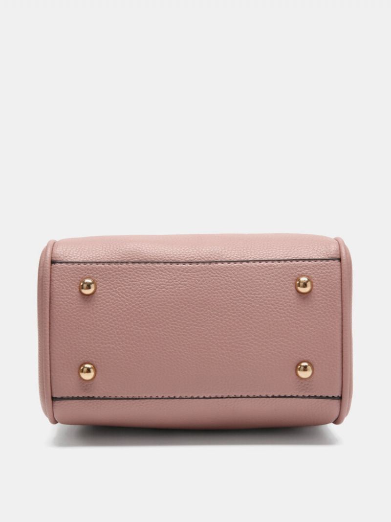 Dámská Móda Z Umělé Kůže Velkokapacitní Medvěd Ornament Jednobarevná Kabelka Crossbody Bag