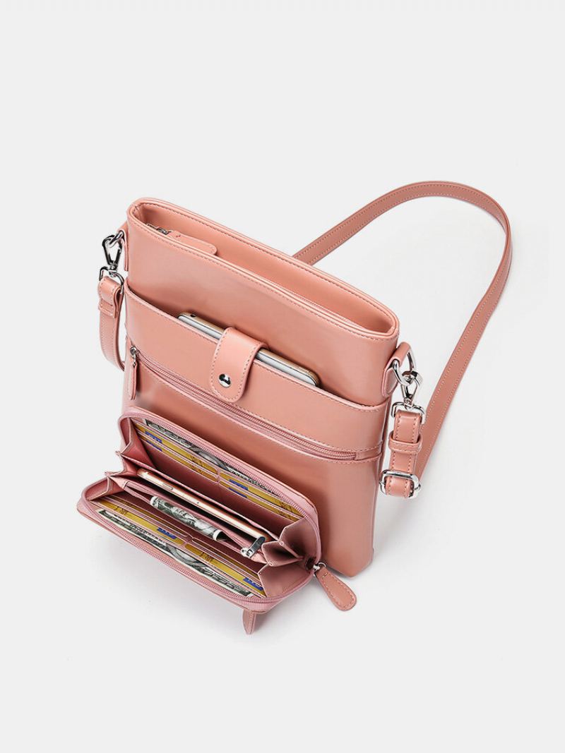 Dámská Pevná 2dílná Multifunkční Crossbody Taška Proti Krádeži