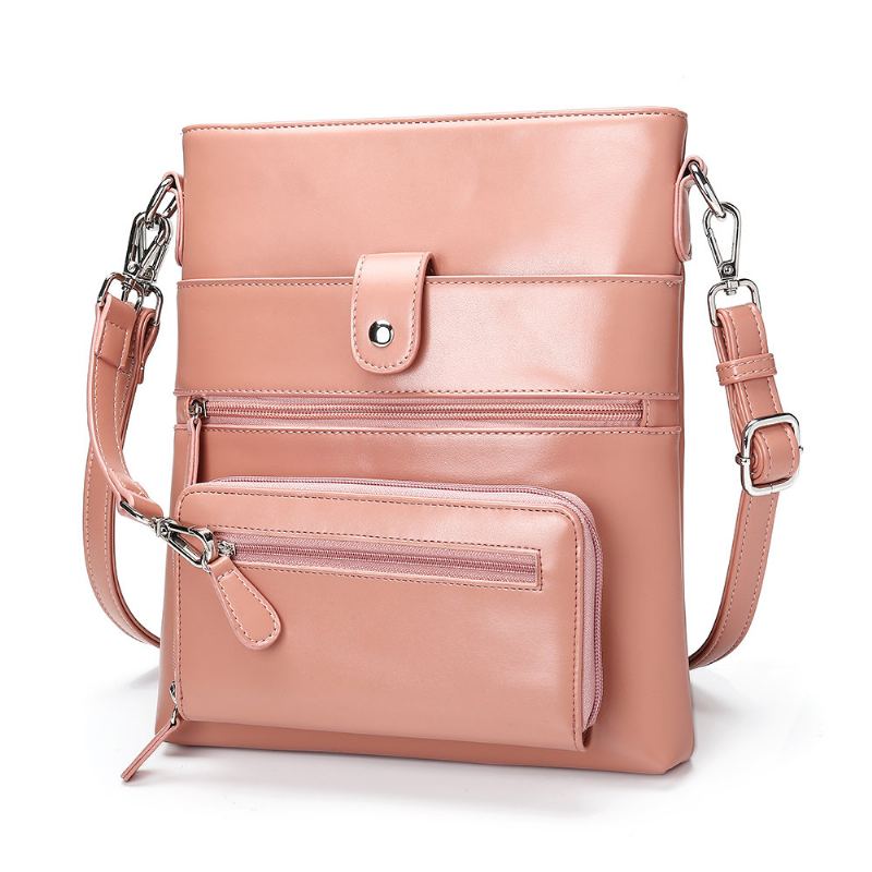 Dámská Pevná 2dílná Multifunkční Crossbody Taška Proti Krádeži