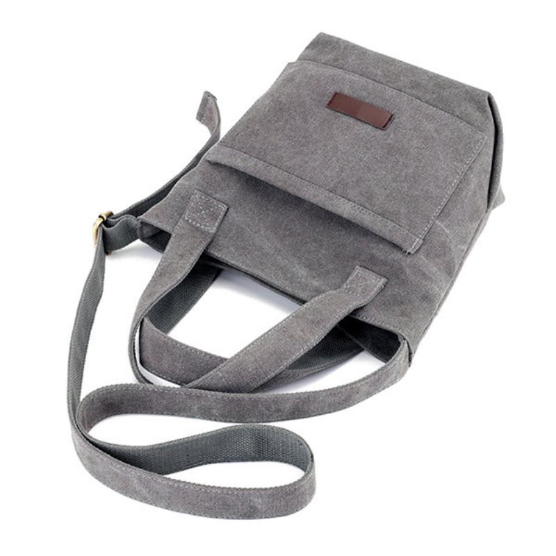 Dámská Plátěná Kabelka Pro Volný Čas Pevná Crossbody