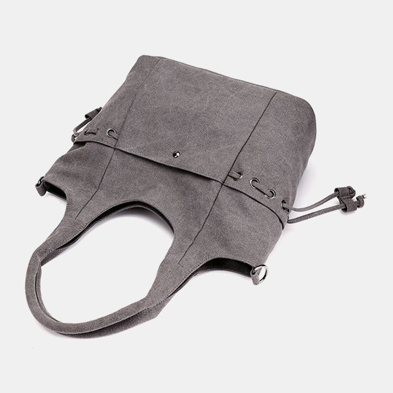 Dámská Plátěná Velkokapacitní Crossbody Kabelka