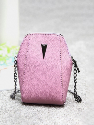 Dámská Pu Kabelka S Řetízkem S Krokodýlím Vzorem Phone Bag Clutch Bag Crossbody