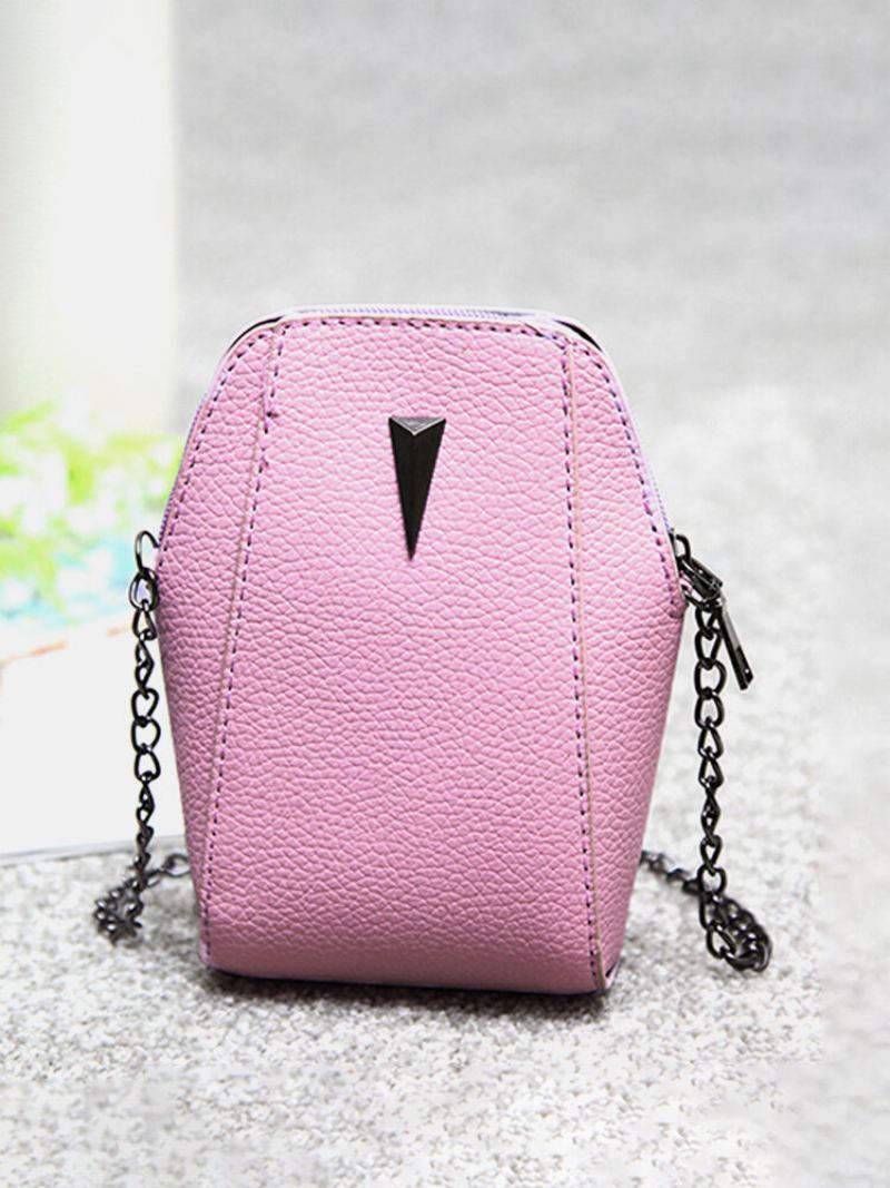 Dámská Pu Kabelka S Řetízkem S Krokodýlím Vzorem Phone Bag Clutch Bag Crossbody