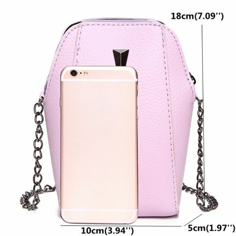 Dámská Pu Kabelka S Řetízkem S Krokodýlím Vzorem Phone Bag Clutch Bag Crossbody