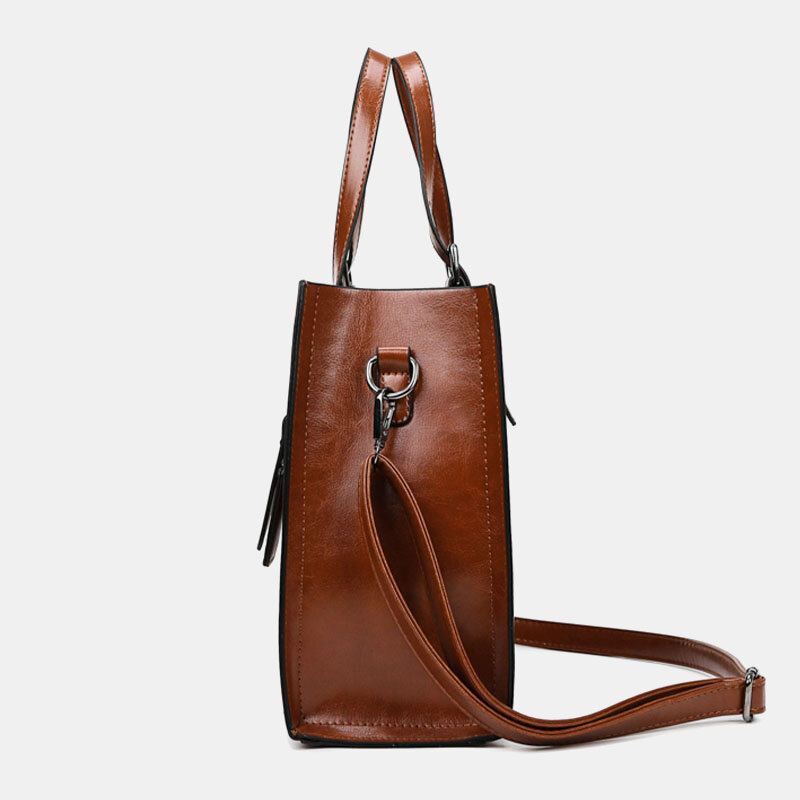 Dámská Retro Velkokapacitní Crossbody Kabelka Satchel Bag