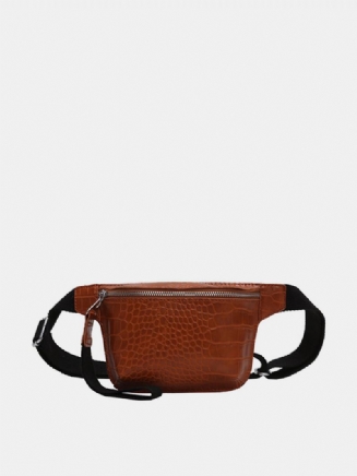 Dámská Taška Do Pasu S Krokodýlím Vzorem Pu Kožená Do Vintage Crossbody Kabelka