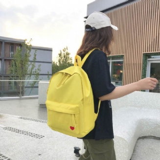 Dámská Taška Nová Jednobarevná Na Batoh Heart Student Bag Cestovní College Wind